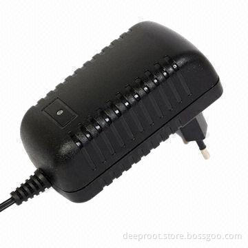 Switching Power Supply for CCTV Camera with 24W Maximum Output Power, Europe Plug, CE Mark